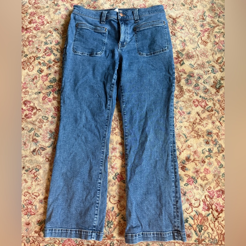 Madewell Mid Rise Kick Out Jeans